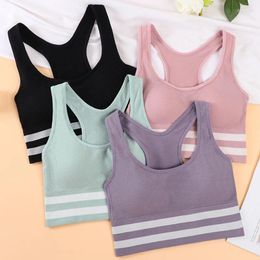 Bras 2024 Sexy Vrouwen Beha Pad Beha Ondergoed Borst Slaap Yoga Sport Fitness Vest Top Katoen Bralette Mode Onderwaist