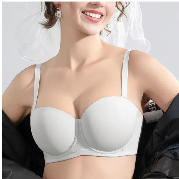 BRAS B C D E F G Grande Taille Sans Couture Super Push Up Soutien-Gorge Petite Poitrine Pour Femmes Sous-Vêtements Minces Lingerie Sexy Femme