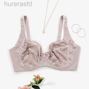 BS BRAS Beauwear Plus size beha's voor vrouwen kanten bralette met draad geen schuimkussen dunne brassiere 75C-100C 80D-105D-7121 240410