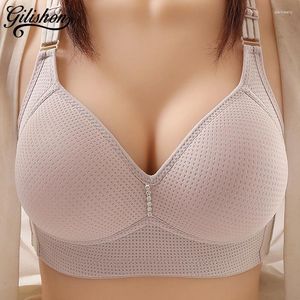 Soutien-gorge pour femmes BC Cup Sexy grande taille Lingerie sans anneau en acier sous-vêtement confortable Push Up mince respirant Bralette