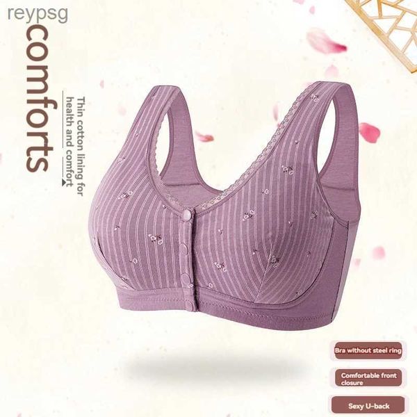 Bras Soutiens-gorge 36-52 nouveaux soutiens-gorge pour femmes sous-vêtements sans fil Push Up fermeture avant Sexy grande taille femmes vêtements Lingerie coton brassière YQ240203