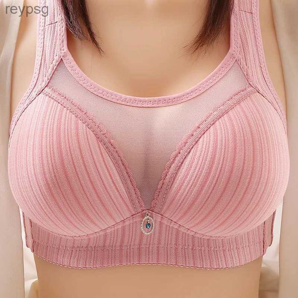 Sujetadores Sujetadores Copa C Sujetador de gran tamaño sin anillo de acero Sujetador ajustable Ropa interior para mujer Cómodo Sexo Sensación en forma Tops Lenceria Para Damas YQ240203