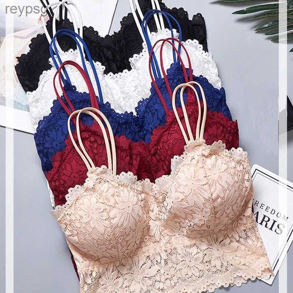 Bras Soutien-gorge sans fil Push Up soutien-gorge corps façonnage Sexy fleur dentelle soutien-gorge haut femmes grande taille Bralette sous-vêtements Lingerie pleine tasse sans couture soutiens-gorge YQ240203