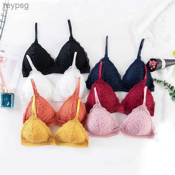 Sujetadores Sujetadores Mujer Sujetador Sexy TopLace TubeWithComfort Copas Sin Marco Nvisible Sin Espalda Femenina Push Up Acolchado Pecho Pequeño Ropa Interior De Verano YQ240203