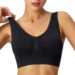 BH's Ademende sportbeha voor dames Push-up Grote maat zonder frame Naadloos vest Top Gewatteerde bralette Ondergoed Soutien Gorge