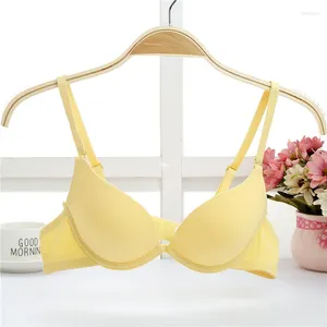 Soutien-gorge double coupe fine, petit soutien-gorge super push-up pour femmes, taille pour rassembler les seins, étudiantes filles