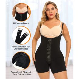 Bras Fas colombianas Femmes Traineur Corps Shaper Corset Correctif Slipwear BodySuit BodySuit Sage de contrôle du ventre Shapewear