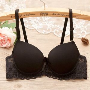 Bra's Fashion Lace beha bustier slaapkleding nachtkleding sexy lingerie bra duoble cup verzamelde super push -up bh voor meisje 32 34 36 a b p230417