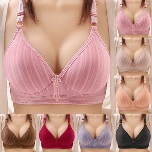 Bras pour les femmes Emballe le soutien du soutien-gorge push up sans fil Pas de sous-armoiries de bralette filaire confortable sous-vêtements