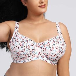 Beha's Voor Dames Brasserie Lagre Cup Sexy Lingerie Vrouwelijke Tops Beugel Ondergoed BH Plus Size C D DD E F FF G H I 231031