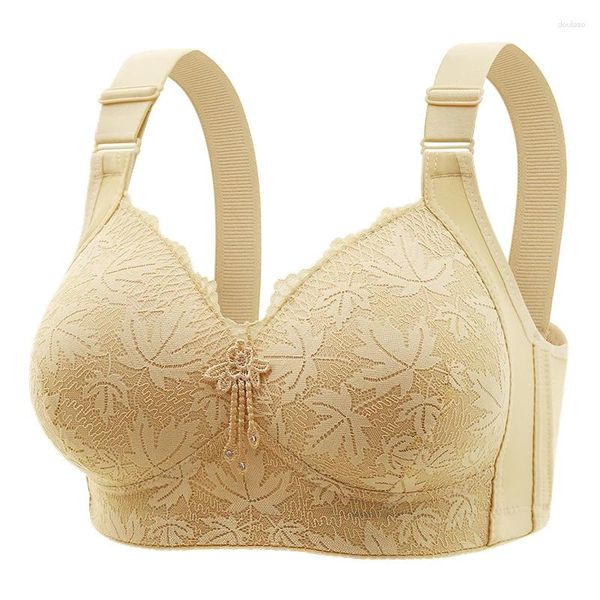 Soutiens-gorge rassemblant un soutien-gorge anti-échantillonnage pour femmes grandes et minces sans anneau en acier des sous-vêtements respirants confortables