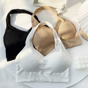 Reggiseni con scollo all'americana e top intimo donna raccolgono ampio dorso aperto bellissimo gilet posteriore con imbottitura sul petto usura esterna all'interno reggiseno a fascia P230512