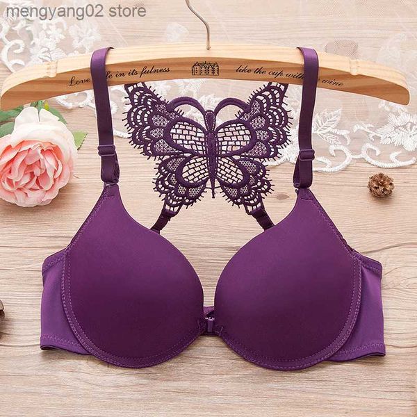 Soutiens-gorge Hikigawa Sous-vêtements Femmes Soutien-gorge Boucle avant Y-forme Retour Sexy Bracier De Mujer Soutien-gorge push-up en dentelle avec armature A B Cup T230522