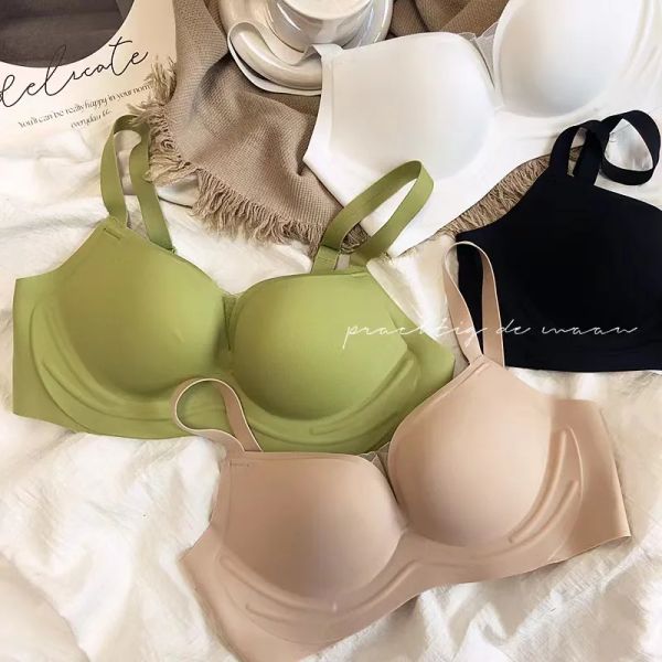 Bras seulement un soutien-gorge, s m l xl petite bralette poitrine, une pièce sans couture intime, demi-tasse de femmes confortables sous-vêtements tous les jours