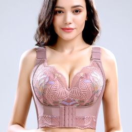 Soutien-gorge grande taille pour femme, ajout de deux bonnets, brassière sans fil, Push Up, rembourré, Lingerie en dentelle, C D E 220830