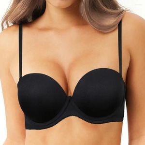 Bras S Femmes Sexy Multiway Épais Rembourré Push Up Soutien-Gorge Sans Bretelles Halter EU US CA UK Taille 32 34 36 38 40 42 A B C D E