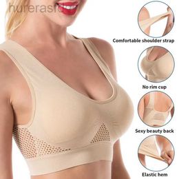 Bras Souples en filets en file de sport Sports Sports Gym de fitness Running Underwear Aprofofproof soutien