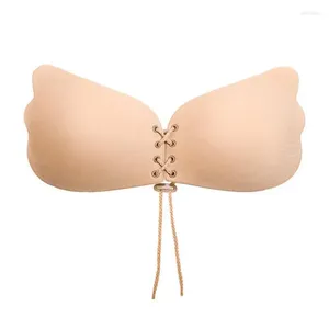 Beha's Naadloze draadloze zelfklevende beha Strapless tepelhoes Push-up Dames Sexy rugloze lingerie Onzichtbare siliconen bralette