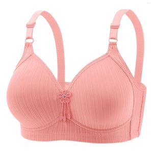 Soutien-gorge Ensembles Beer Bra Femme Confortable Sexy Sous-vêtements de grande taille pour les personnes âgées et moyennes sans anneau en acier