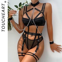 Bras Sets Bodys Suits Pantes Set Sexy Women's Underwear Woman Woman Nude Bra et Bilizna Lingere Womens Lingerieset Dames