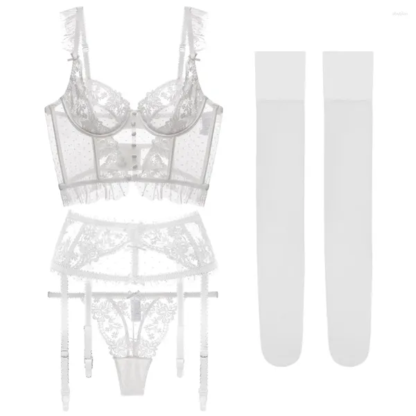 Bras Sets French White en dentelle sexy