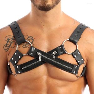 Bras Sets Gay Rave Harness Men Belty Sexy Fetish Nighclub Club Tank Cuerpo erótico Disfraz de ropa interior Sexo