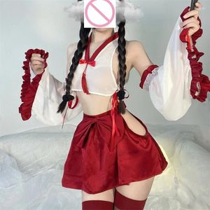Bras sets de style japonais fille antique sexy jeu de rôle mignon uniforme doux uniforme de lingerie érotique ensemble babydoll