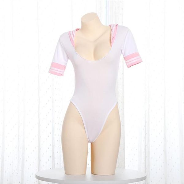 Conjuntos de sujetadores Traje de baño de una pieza Ver a través de la ropa interior Alta elasticidad Bikini transparente Ropa sexual Babydoll Sexy Cosplay Body261A