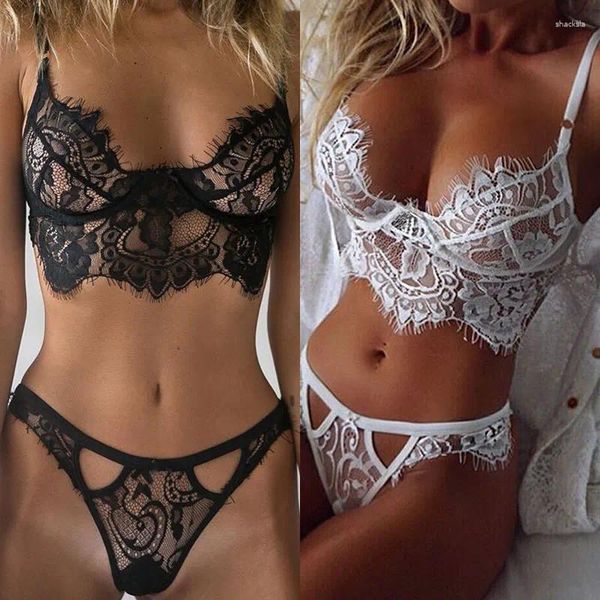 Bras se pone sexy para mujeres calzoncillos de sujetador bragas