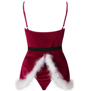 Soutien-gorge Ensembles Femmes Sexy Naughty Santa Lingerie 6 Taille Choisissez S / M / L / XL / 2XL / 3XL Cadeau pour l'année d'anniversaire de Noël