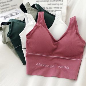 Bras Sexy Sin espalda Sujetador deportivo Mujeres Fitness Top Running Gym Cultivo Push Up Sport Bh Brassiere Femme237e