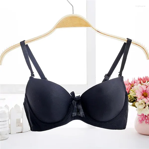 Bras Sexy Doble Push Up Bra Ultra Uhick Copa Acolchada Mujeres Ropa Interior Palma Sin Costuras Reunir Pecho Pecho Pequeño Para Dama