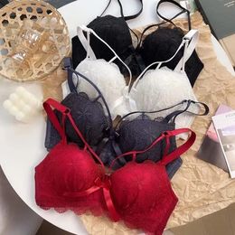 Bh's Sexy lingerie kleine borsten verzameld sexy collectie borstverzakking bh kantaanpassingsset 231215