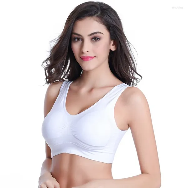 Sujetadores Sexy para mujer, sujetador sin costuras, transpirable, ajustable, sin aros, Bralette, ropa interior cómoda, Top corto acolchado activo