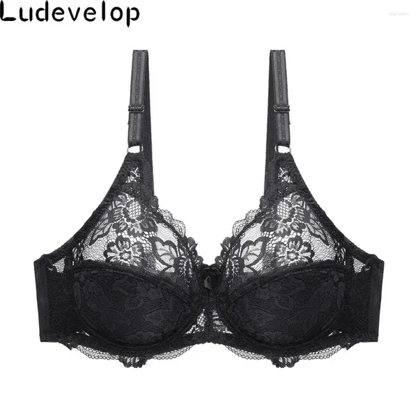 Soutien-gorge ultra-mince C D E Cup dentelle pour femmes, grande taille, Lingerie sexy, sous-vêtements féminins, mode dames, grand brassière