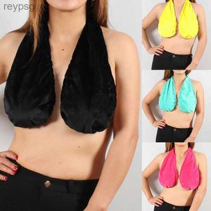 Sujetadores Cintura Tummy Shaper Toalla Sujetador Toalla de baño Cuello colgante Sujetador envuelto Pecho grande Cuello colgante Toalla de lactancia Sujetador Bralette Top Bandeau Top Tops YQ240203