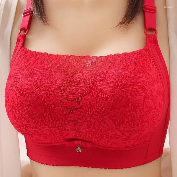 Bras Wirefree Push Up Women Lace Underwear Femme Gather Tube Tops Sexy Bra Intimates Brassiere Large Bralette Lingerie