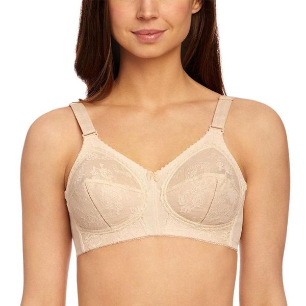 Soutiens-gorge Femme Soutien-Gorge Sans Armature Soutien-Gorge Pleine Figure Plus La Taille Doux D/DD/F US429