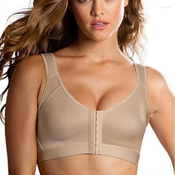 Bras Femmes de fermeture avant Corrictation Correcteur Soulevez le soutien-gorge BRA Back Push Underwear Sports Sports Support Fitness Gest S-L