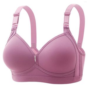 Soutiens-gorge femmes grande taille sans acier Lingerie respirant soutien-gorge sous-vêtements coupe mince Sexy rassemblement et ajustement Mujer