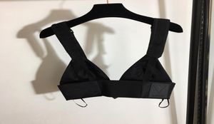 Bras Women Nylon Triangle Vest beha Confortable Tube Zipper Bralette Verstelbare riemen Sexy Solid Lingerie Underwear8956087