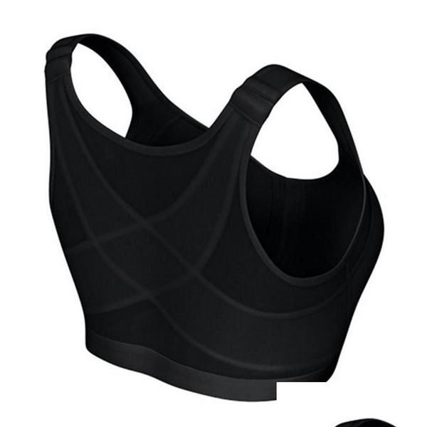 Soutien-gorge Femmes Chirurgie post-chirurgicale Front Open FL Support Reery Soutien-gorge Non Rembourré Fil Augmentation Mammaire Opératoire Drop Livraison Vêtements Dhtgj