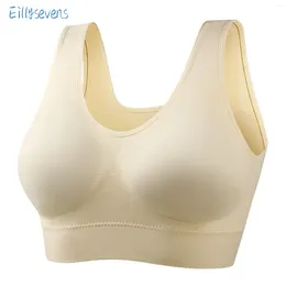 Bras Women's Push Up Wireless Bra groot formaat Comfort Soft Soft Support Casual Solid Color Allow Tody Sports Tank Underwear