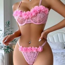 Bras Femme Sexy Lingerie Suit en dentelle Passion Sexy Seduction Tback