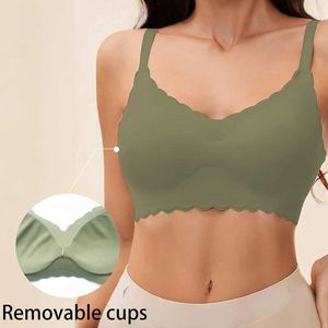 Le soutien-gorge en une seule pièce des femmes est confortable à la boucle à l'ouverture avant ultra-mince ultra-mince.