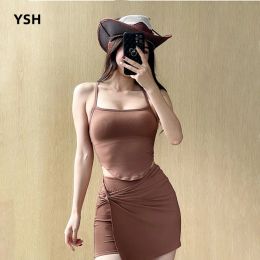 Bras Yushuhua Sexy Cross Back Yoga Crop Top Top Sports Tops Women Fitness Gym Push Up Bra Curbe Training Gest Padded Camisole