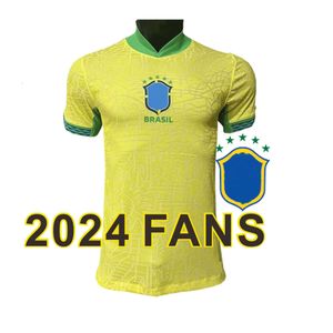 Brasil Brasil Jersey de fútbol Nuevo 2024 Copa América Local Visitante Mujeres 23 24 Kit de fútbol Neymar Jr Jóvenes Niños Rodrygo Vinicius Bruno G Martinelli G.jesus UNIFORME 59