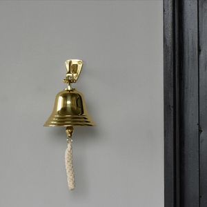 Messing bell decoratieve objecten retro deurbel muur hangende klok deurhoofd decoratie