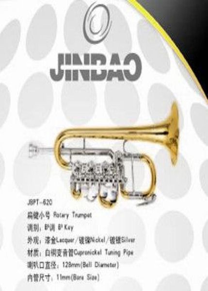 Instruments en laiton jbpt620 Piccolo Trumpet Jinbao0123459773267