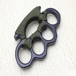 Brass Knuckles Arival Black Alloy Duster Buckle Mâle et Femelle Autodéfense Four Finger Punches555251R Drop Delivery Sports Outdoor Dhsqn